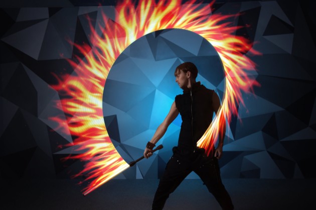 LED Pixel Sword (non contact)